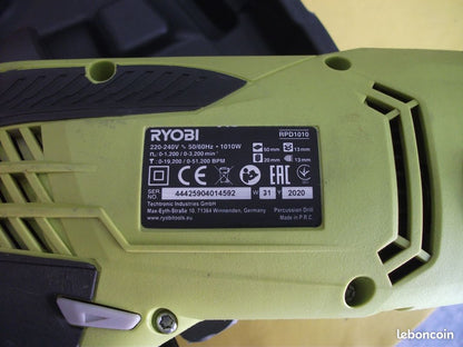 Perceuse à percussion RYOBY RDP1010 – 1010 W – Très bon état