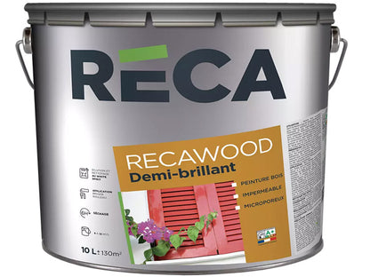 RECA RECAWOOD. Peinture microporeuse. Blanc.