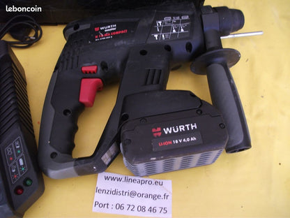 Pack perfo-burineur WÜRTH H18-MA COMPACT 18 V.  LIRAISON OFFERTE.