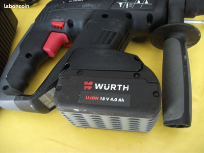 Pack perfo-burineur WÜRTH H18-MA COMPACT 18 V.  LIRAISON OFFERTE.