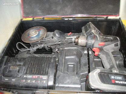 Pack visseuse + meuleuse 18v. WURTH. LIVRAISON OFFERTE.