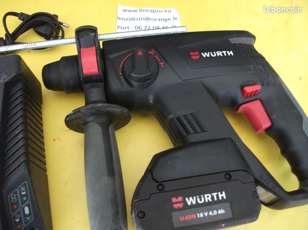 Pack perfo-burineur WÜRTH H18-MA COMPACT 18 V.  LIRAISON OFFERTE.
