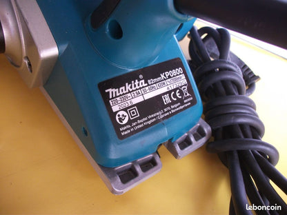 Rabot électrique filaire 620 w. 82mm. MAKITA KP0800. Port offert.