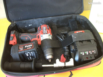 Pack perceuse-visseuse à percussion FLEX PD 2G 18.0-EC –  LIRAISON OFFERTE.