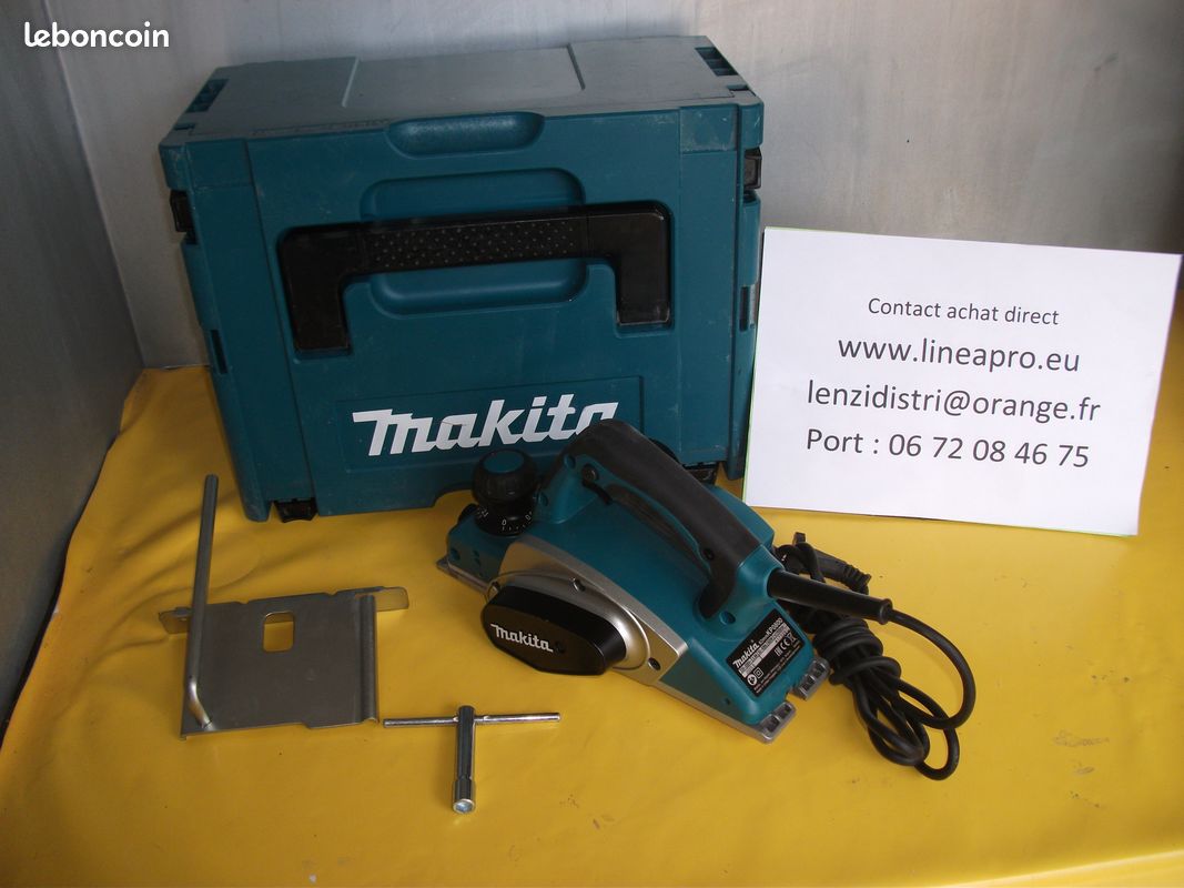 Rabot électrique filaire 620 w. 82mm. MAKITA KP0800. Port offert.