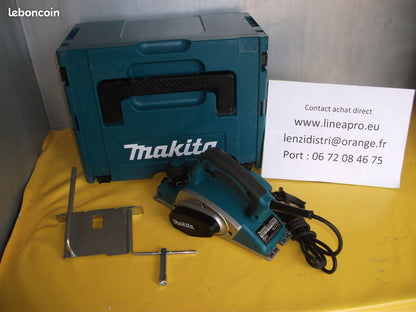 Rabot électrique filaire 620 w. 82mm. MAKITA KP0800. Port offert.