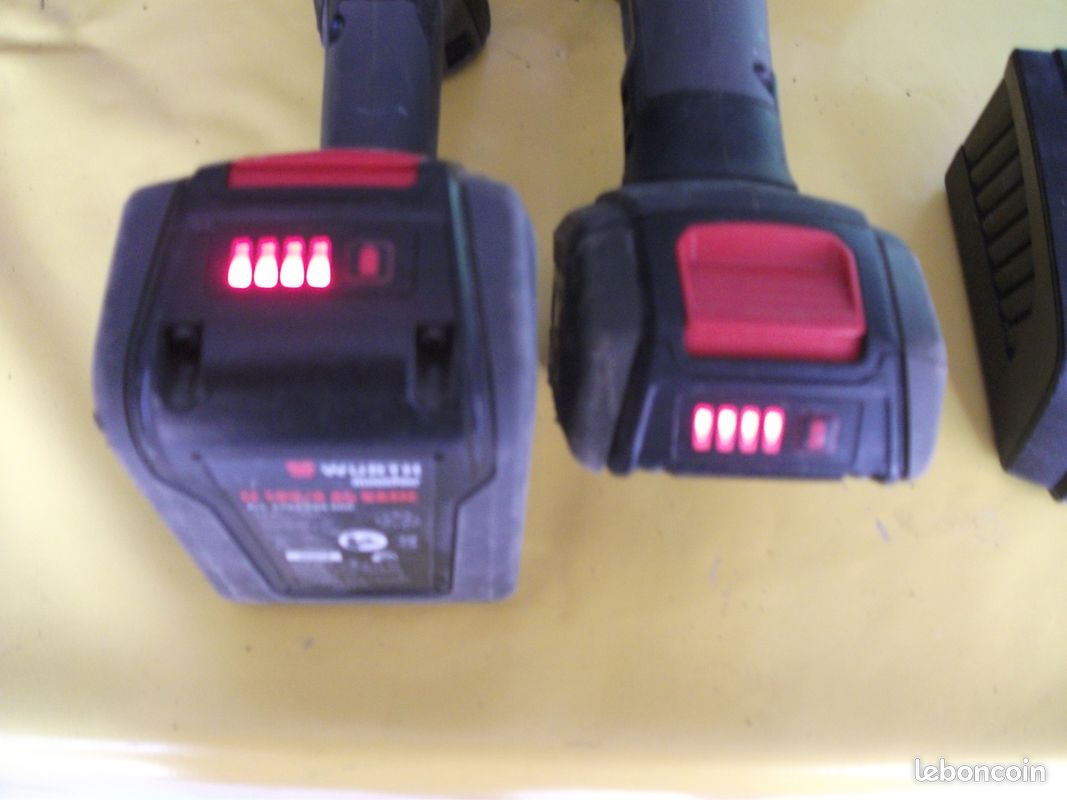 Pack visseuse + meuleuse 18v. WURTH. LIVRAISON OFFERTE.