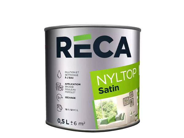 RECA NYLTOP SATIN blanc.