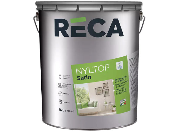 RECA NYLTOP SATIN blanc.