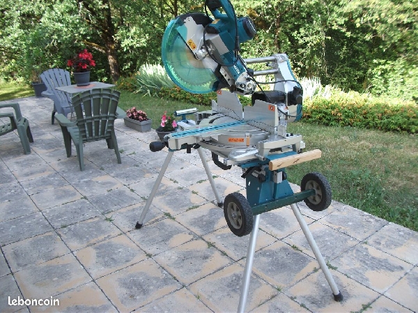 Scie à onglet radiale MAKITA LS1219L Ø 305 mm + piétement 