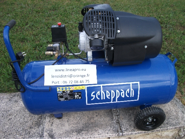Compresseur 100l. Scheppach HC120DC