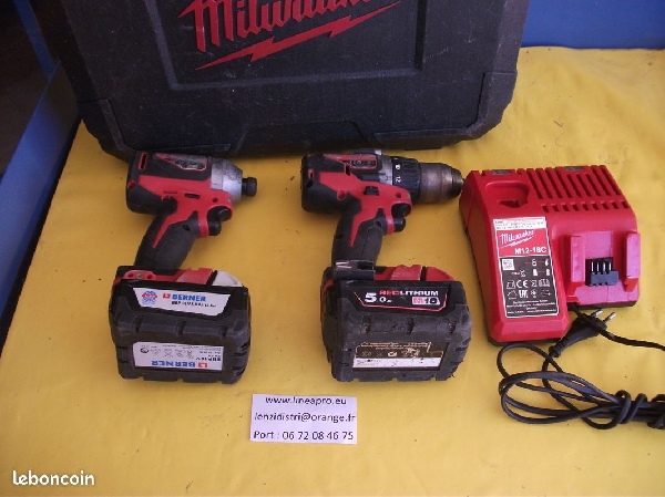 MILWAUKEE. Pack visseuses 18v