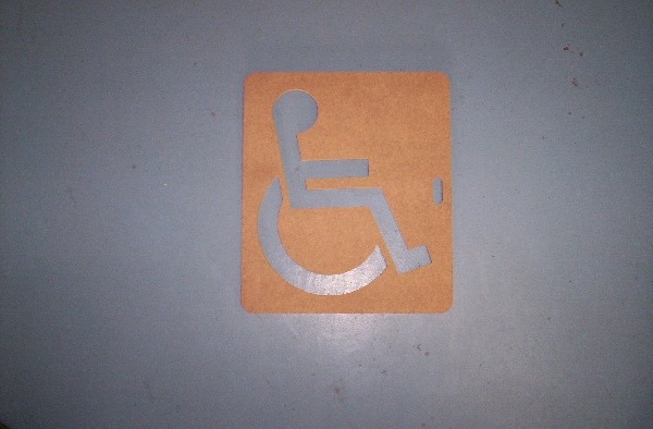 Pochoir handicapé